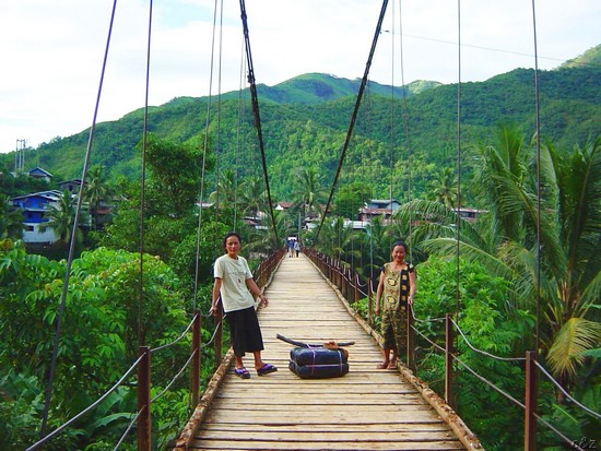 2602- the vertigo bridge -- 60 groovy meters above the river