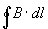 lineintegral(B dl)