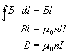 B = (mu 0)nI