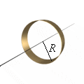 Rotational Inertia for Hoop About Central Axis VRML Model