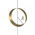 Rotational Inertia for Hoop About Any Diameter VRML Model
