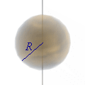 Rotational Inertia for Thin Spherical Shell About Any Diameter VRML Model