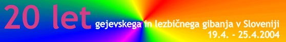 20 let gejevskega in lezbinega gibanja v Sloveniji