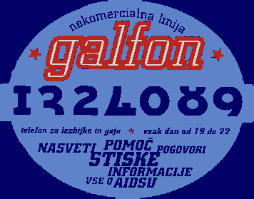 Galfon - telefon za lezbijke in geje (061) 132-4089