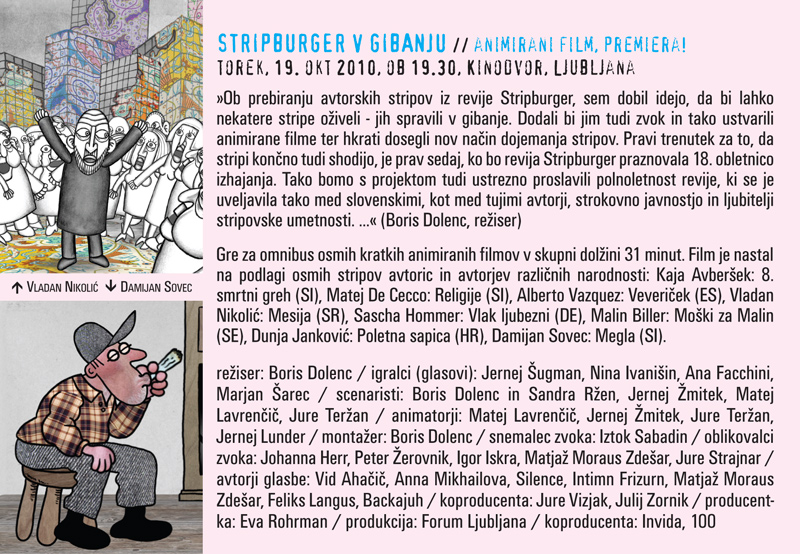 Stripburger v gibanju