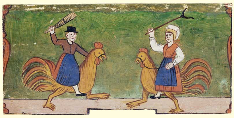 A duel...