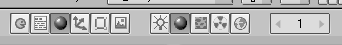 The Material Buttons window Button.