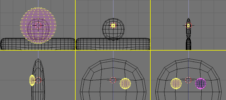 Sequence for creation of the eyes.